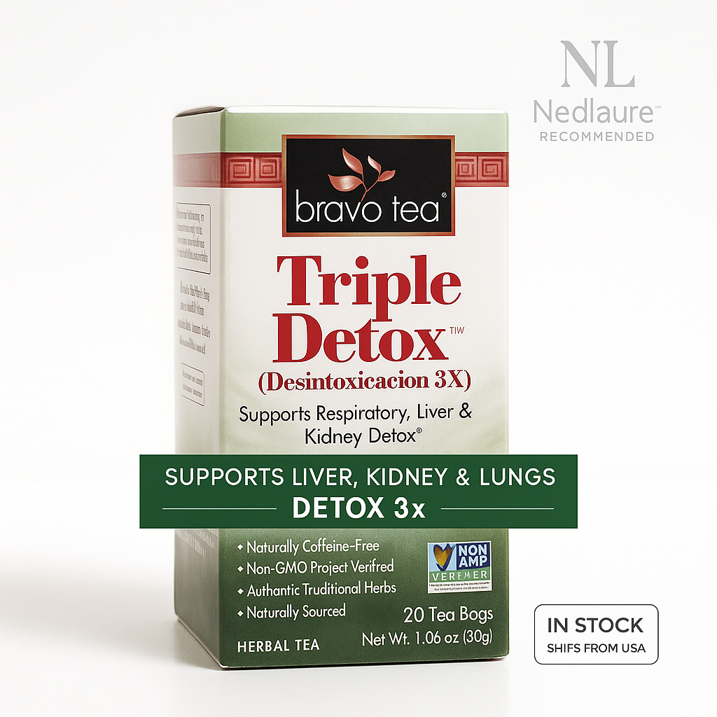 Bravo Tea™ Triple Detox – Natural Herbal Tea for Liver, Kidney & Respiratory Cleanse